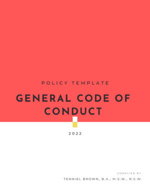 POLICY TEMPLATE-General Code of Conduct-2022